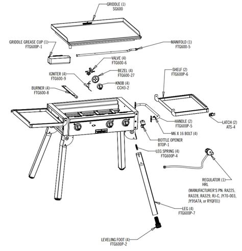 camp chef replacement parts